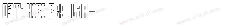 03Takibi Regular字体转换